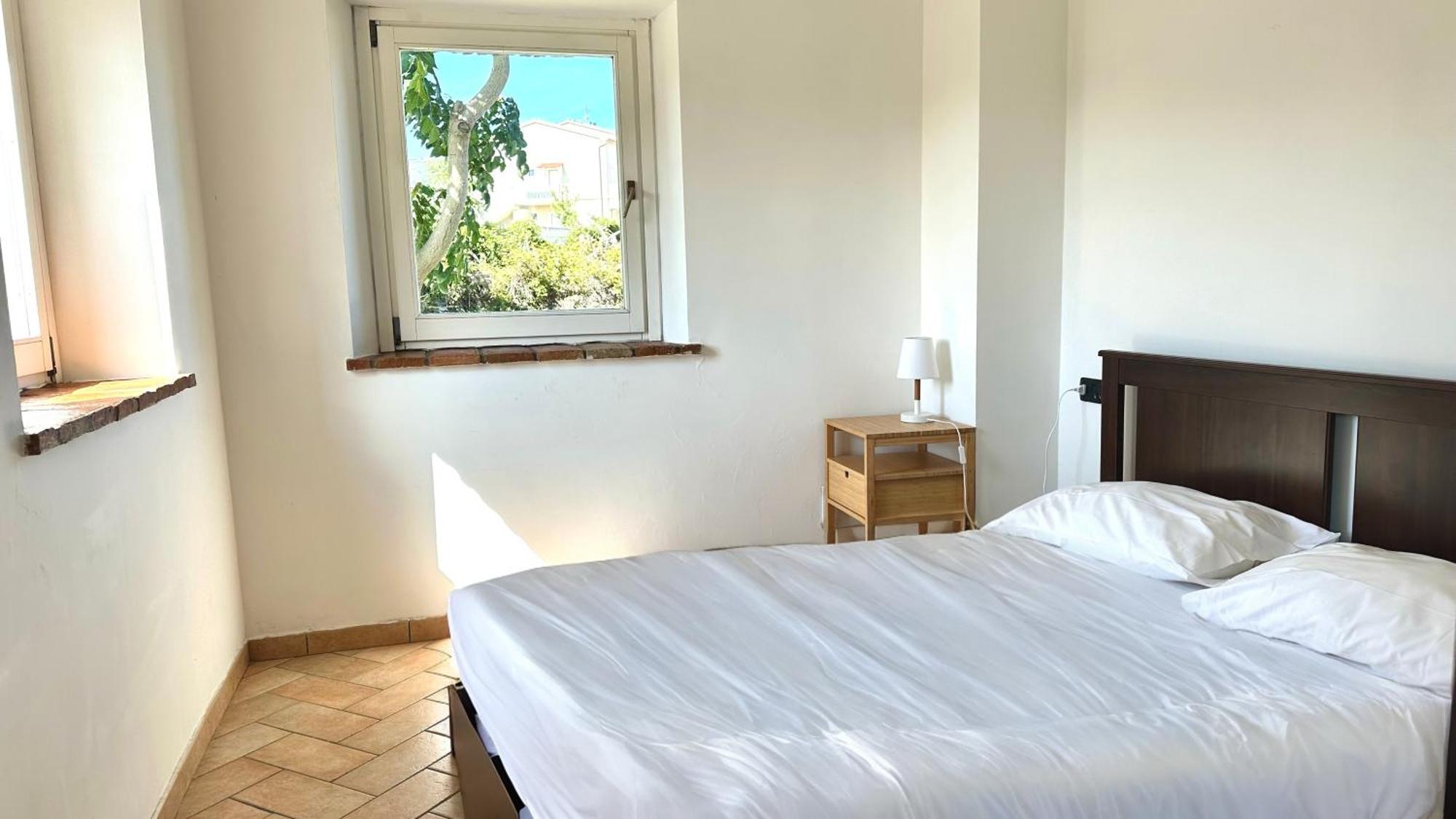 S214 - Sirolo, Trilocale Con Giardino In Zona Tranquilla Διαμέρισμα Εξωτερικό φωτογραφία